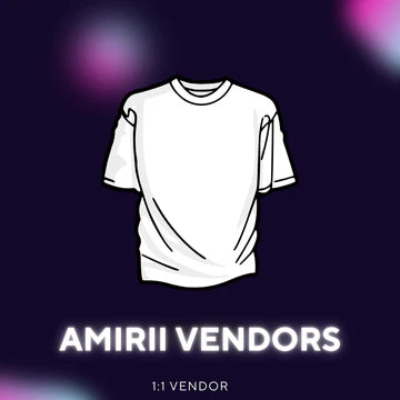 COMING SOON AMIRII VENDORS